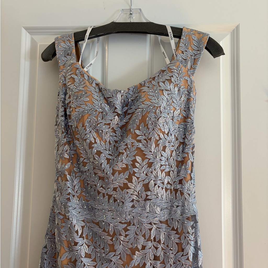 Jovani Light Blue Lace Mother Of Bride/Groom Dress